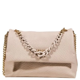 Beige Polyester Handbag