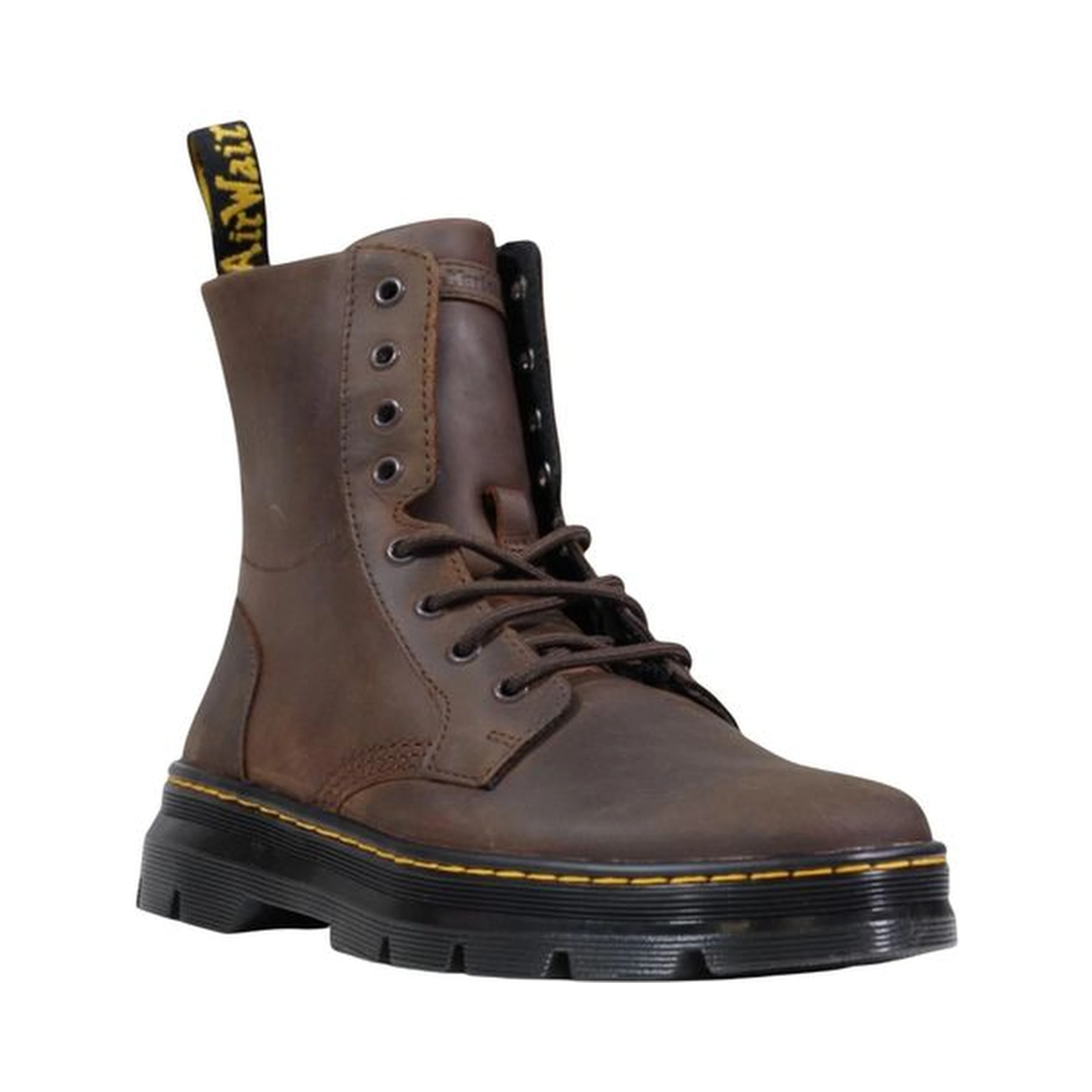 Brown Leather Athletic Sneakers
