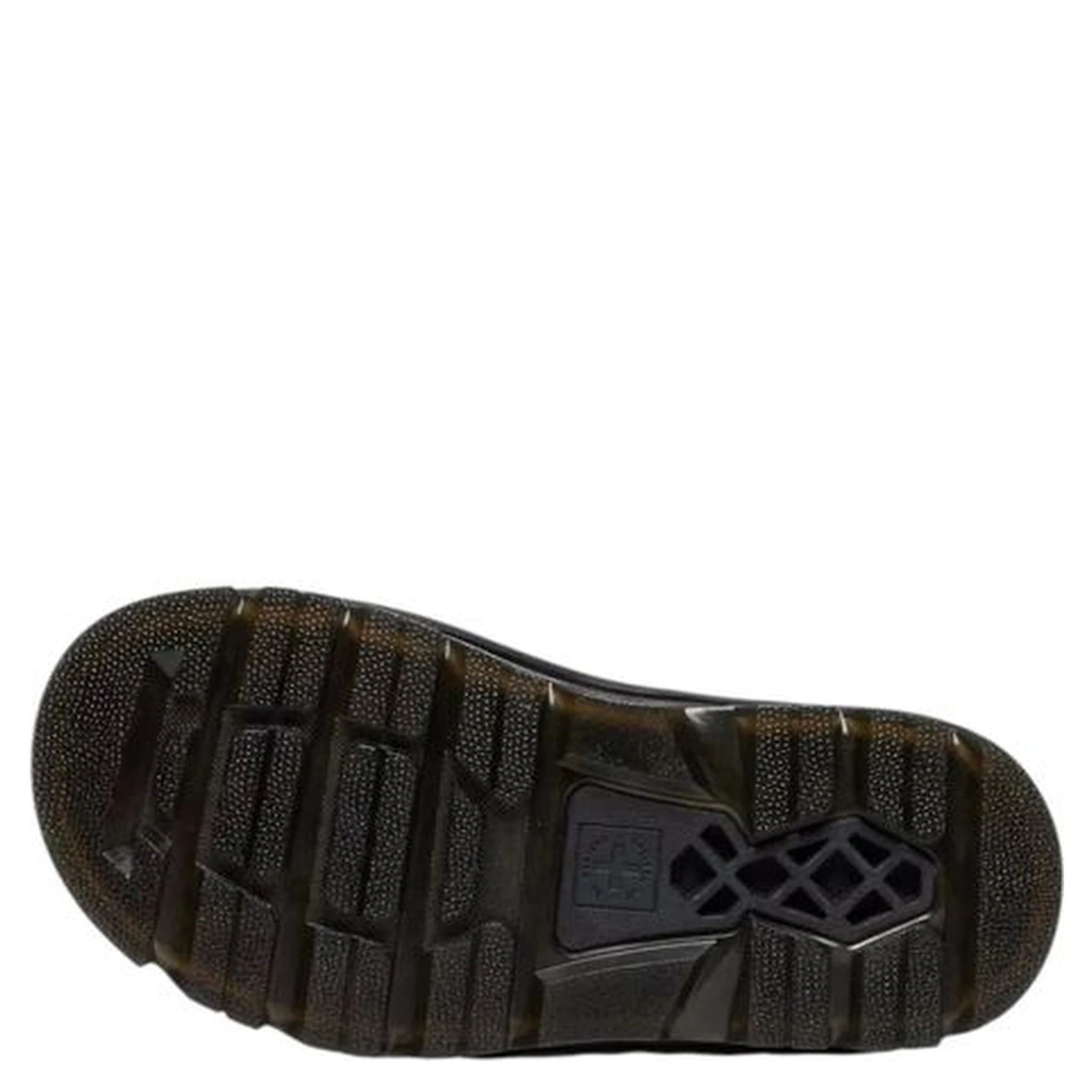 حذاء كاحل من الجلد البني