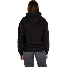 Black Cotton Hoodie