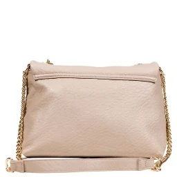 Beige Polyester Handbag