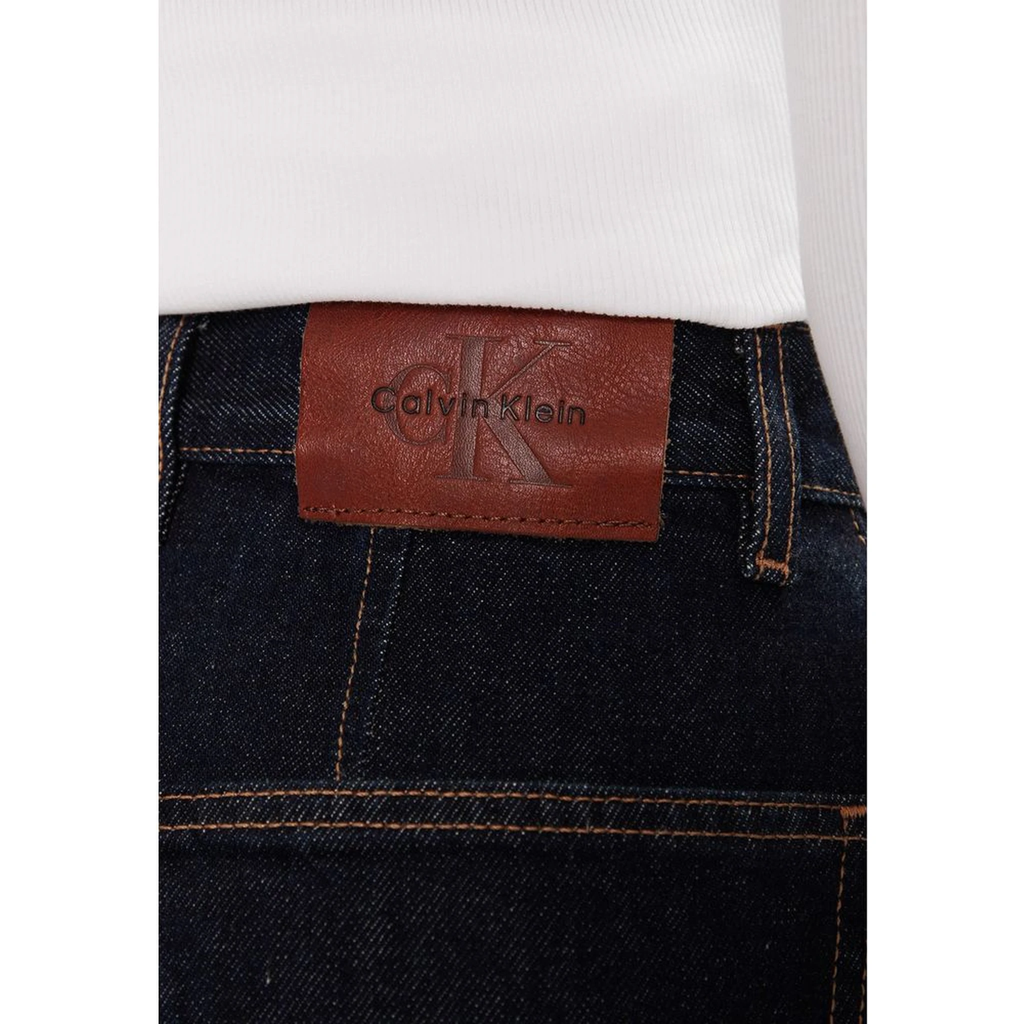 Blue Cotton Mom Jeans