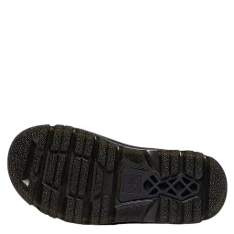 حذاء كاحل من الجلد الأسود