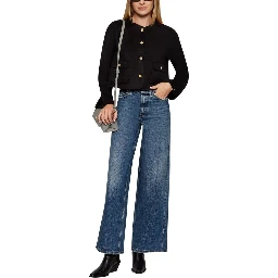 Blue Recycled Cotton Relaxed Fit Jeans