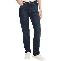Blue Recycled Cotton Mom Jeans
