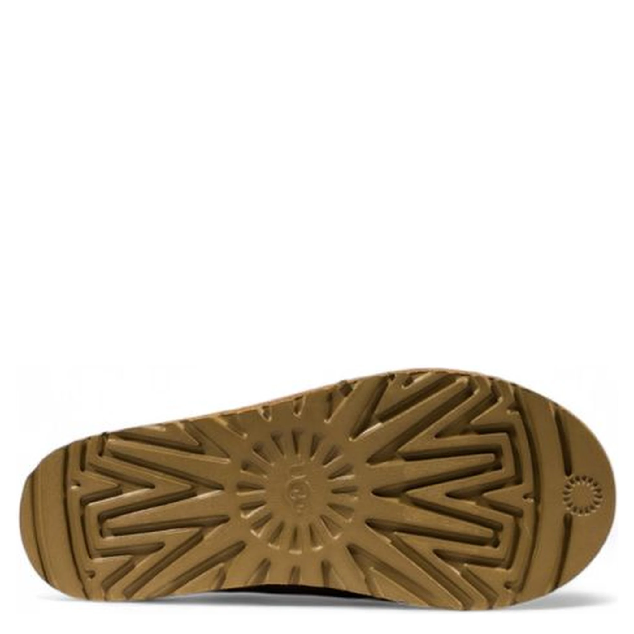 حذاء كاحل من الجلد البيج