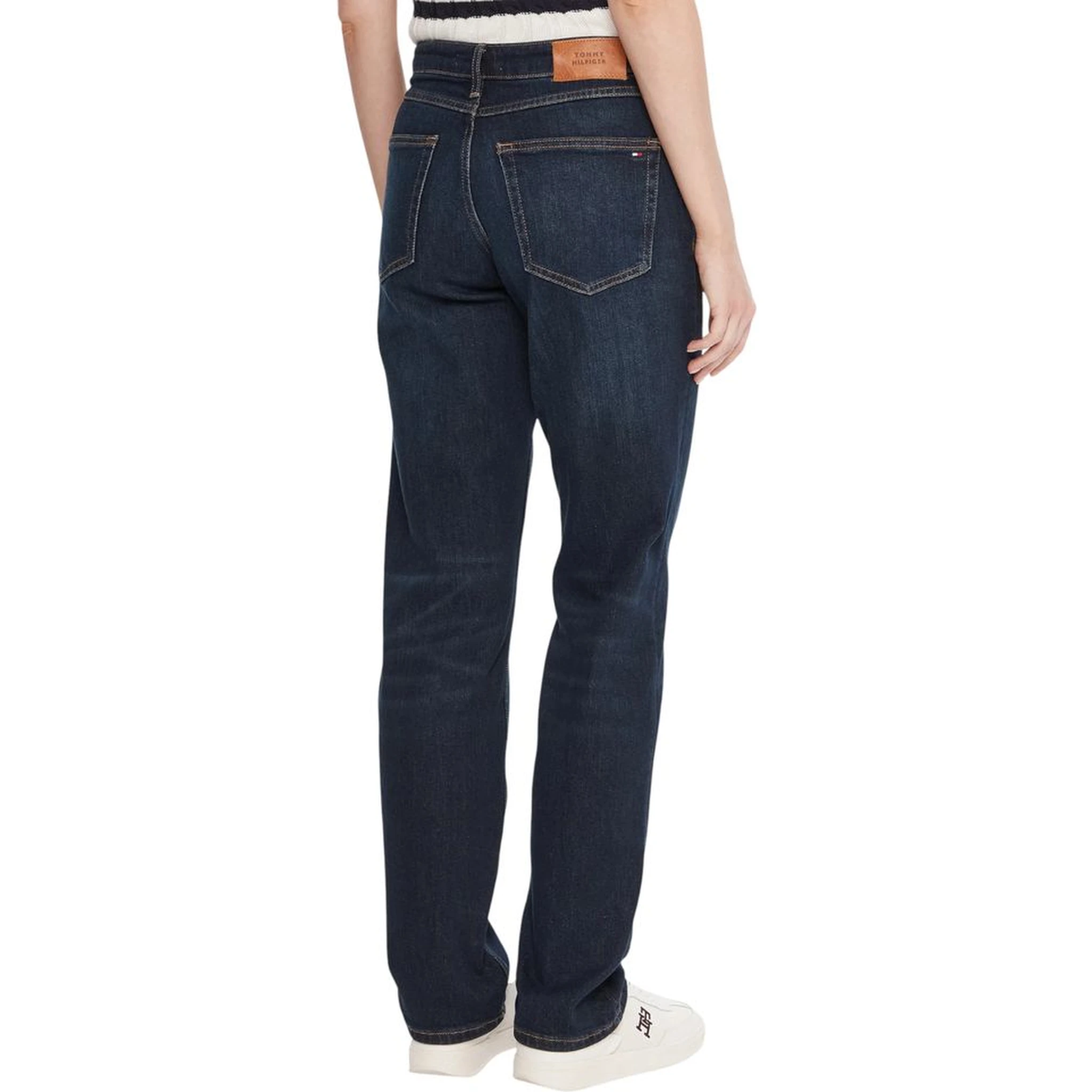 Blue Recycled Cotton Mom Jeans