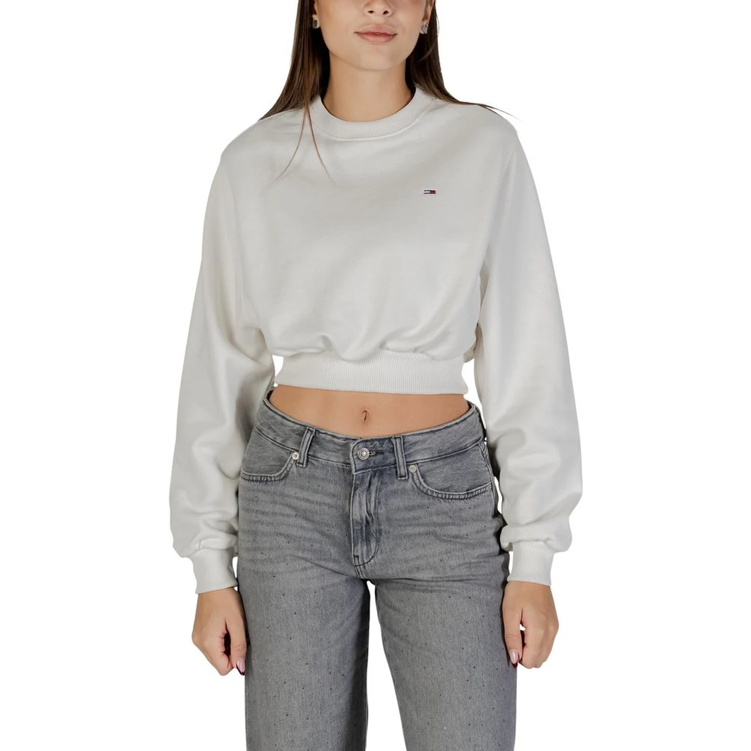 Cream Recycled Cotton Sweatshirt