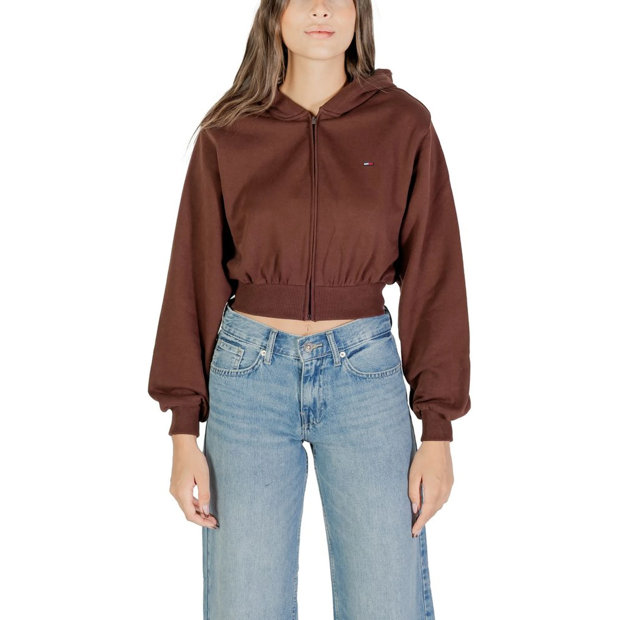 Brown Recycled Cotton Hoodie