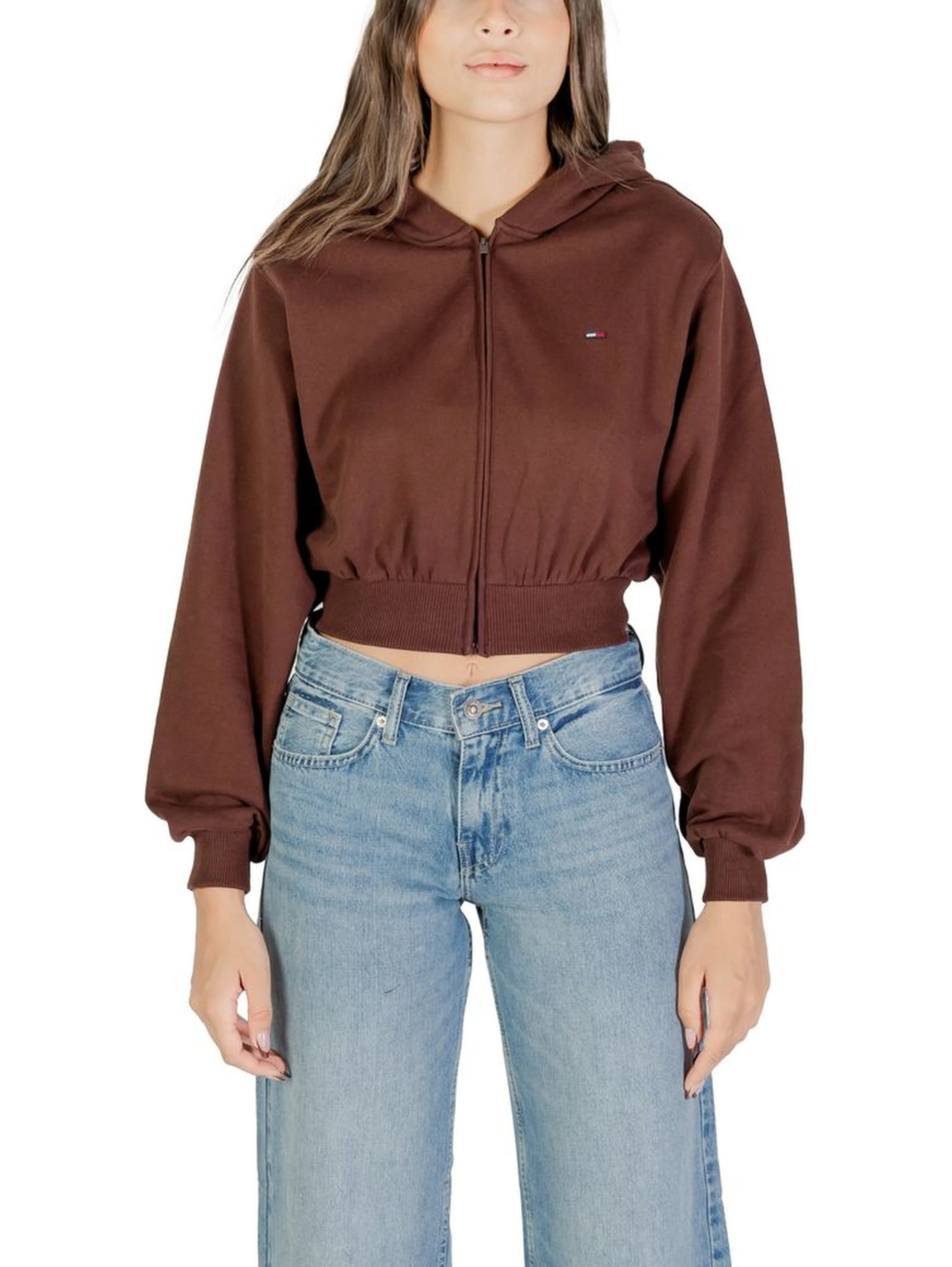 Brown Recycled Cotton Hoodie