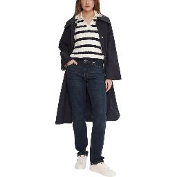 Blue Recycled Cotton Mom Jeans
