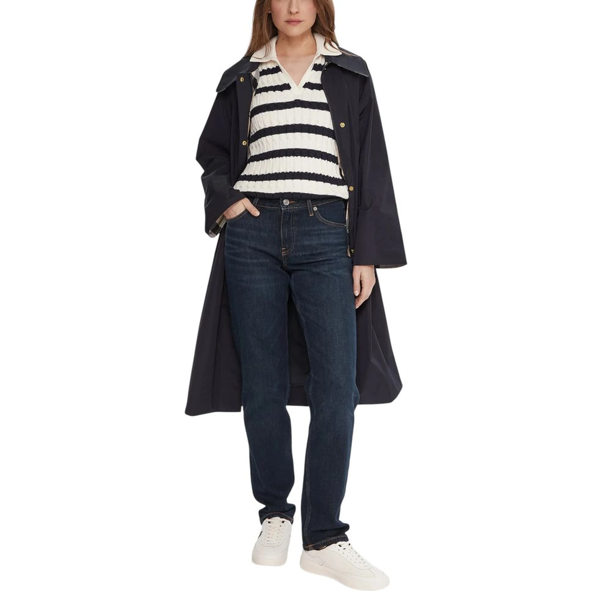 Blue Recycled Cotton Mom Jeans