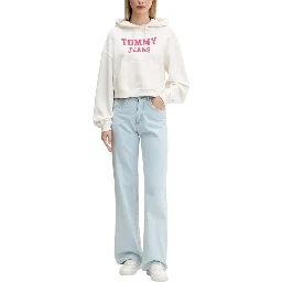 Cream Recycled Cotton Hoodie
