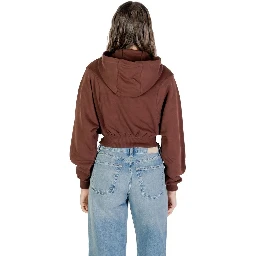 Brown Recycled Cotton Hoodie