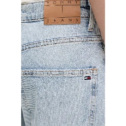 Light Blue Recycled Cotton Mom Jeans