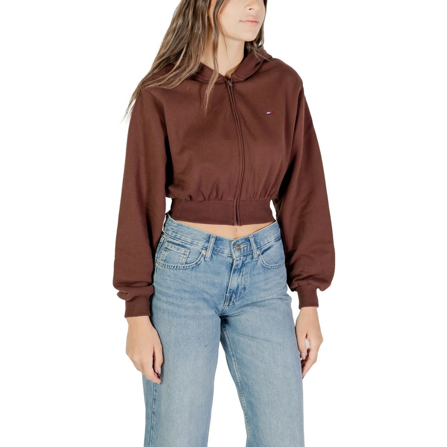 Brown Recycled Cotton Hoodie
