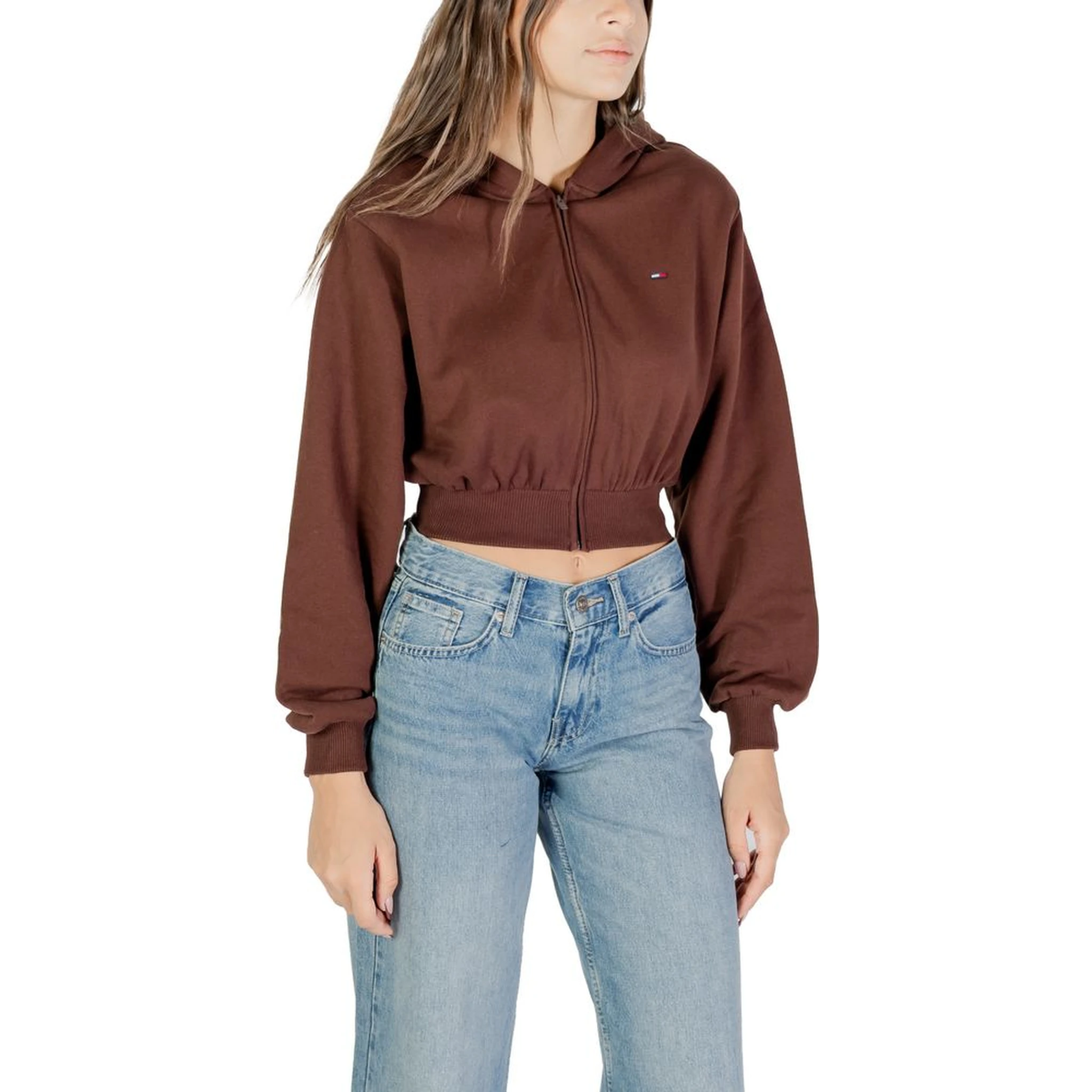 Brown Recycled Cotton Hoodie