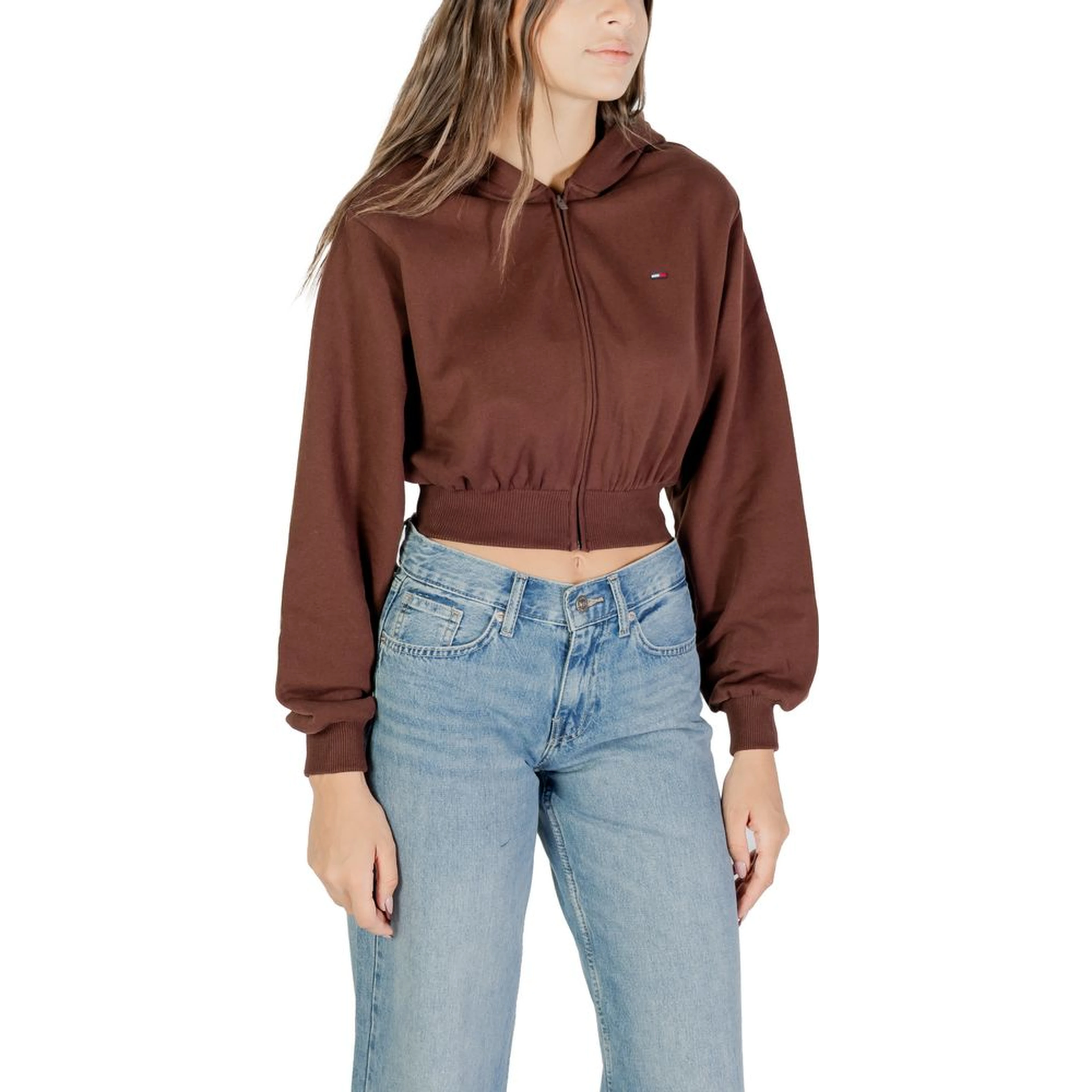 Brown Recycled Cotton Hoodie