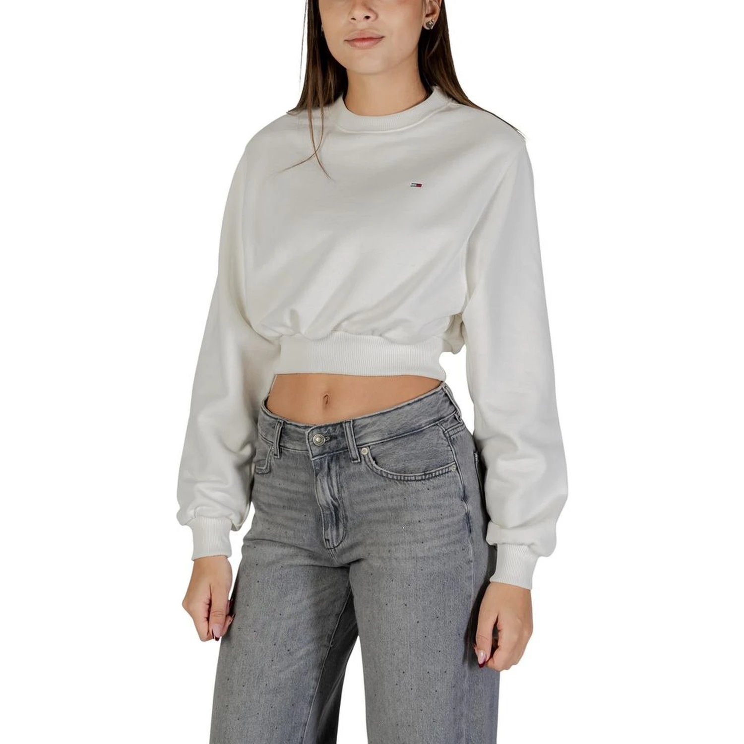 Cream Recycled Cotton Sweatshirt