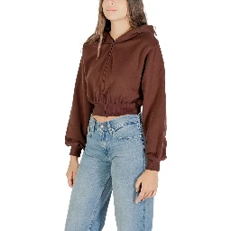 Brown Recycled Cotton Hoodie