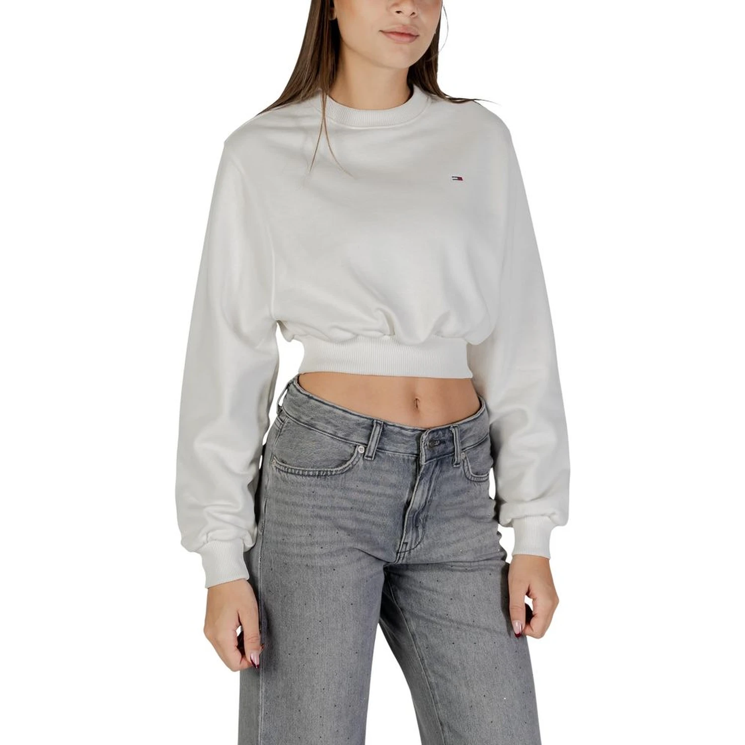Cream Recycled Cotton Sweatshirt