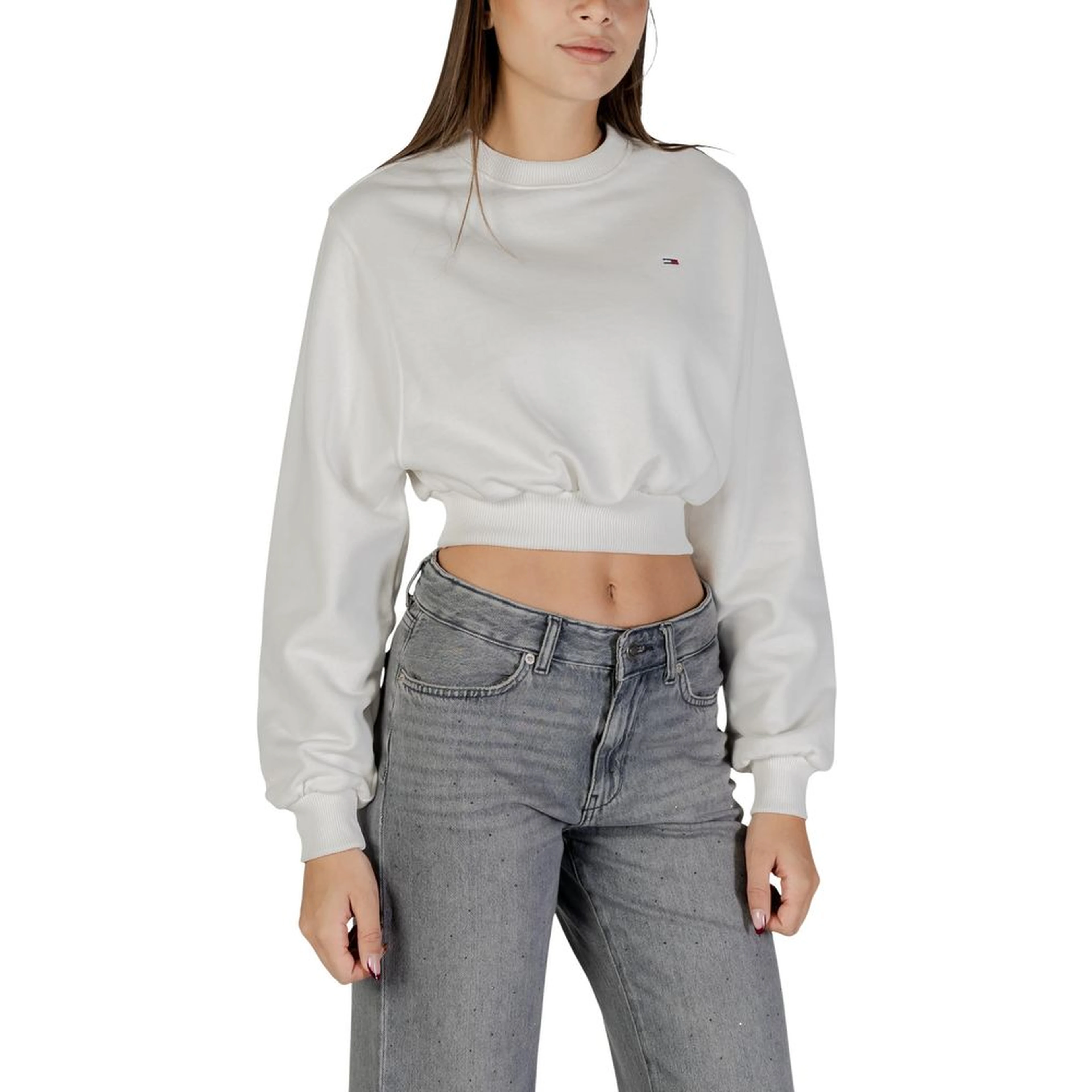 Cream Recycled Cotton Sweatshirt
