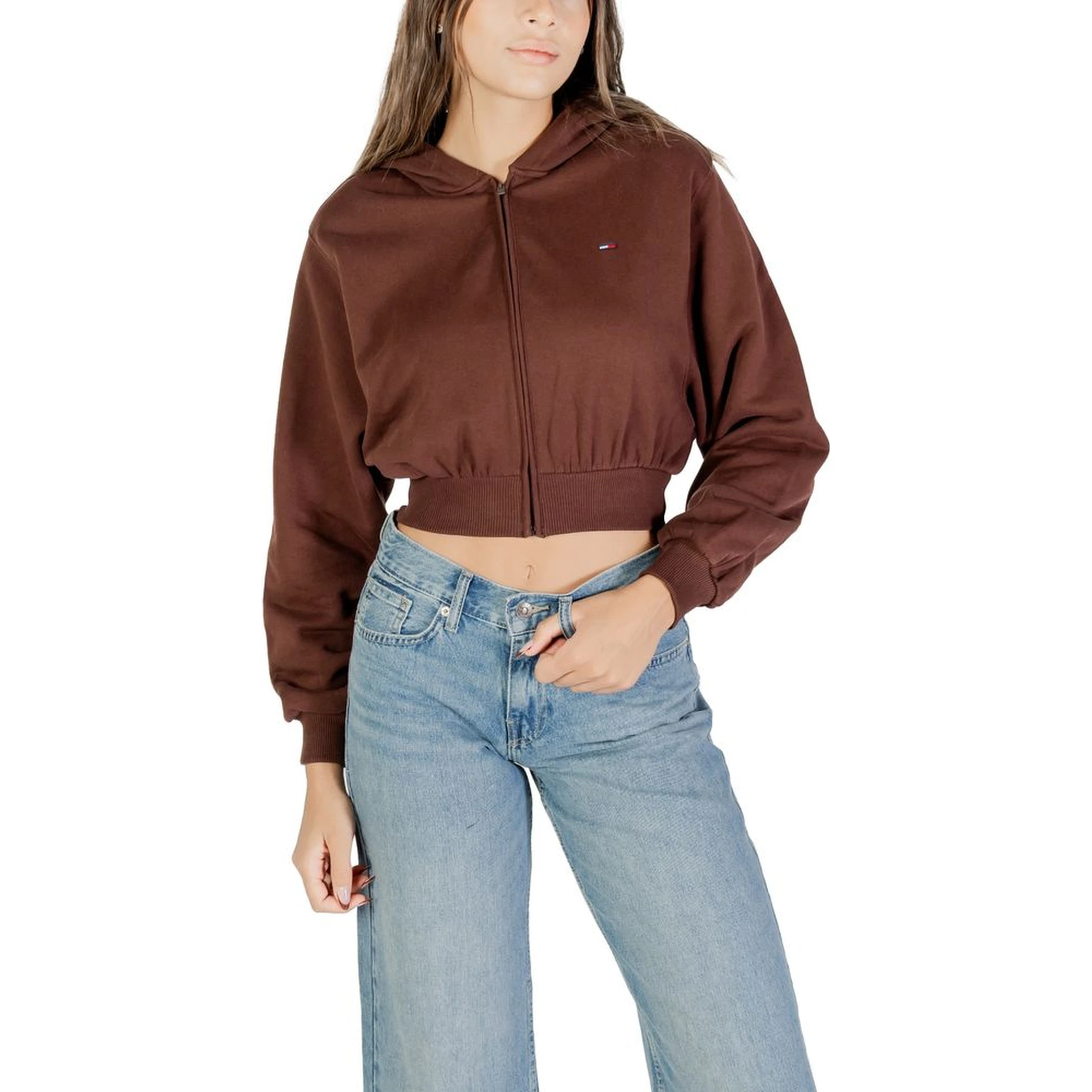Brown Recycled Cotton Hoodie