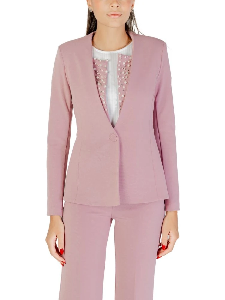 Multicolor Polyester Blazer