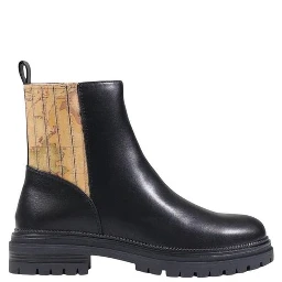 Black Polyethylene Ankle Boots