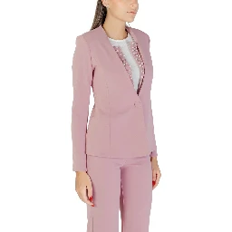Multicolor Polyester Blazer