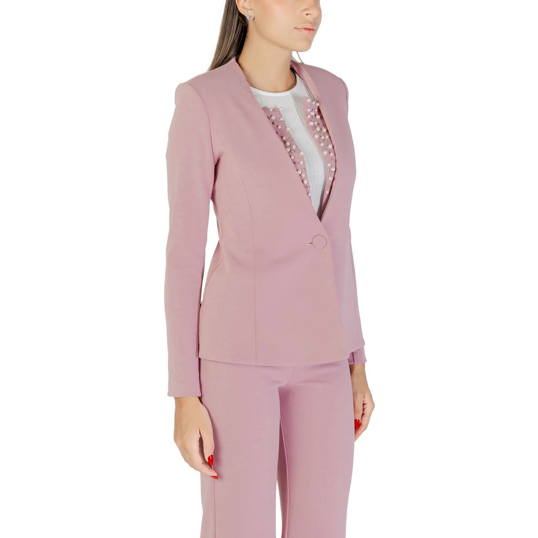 Multicolor Polyester Blazer