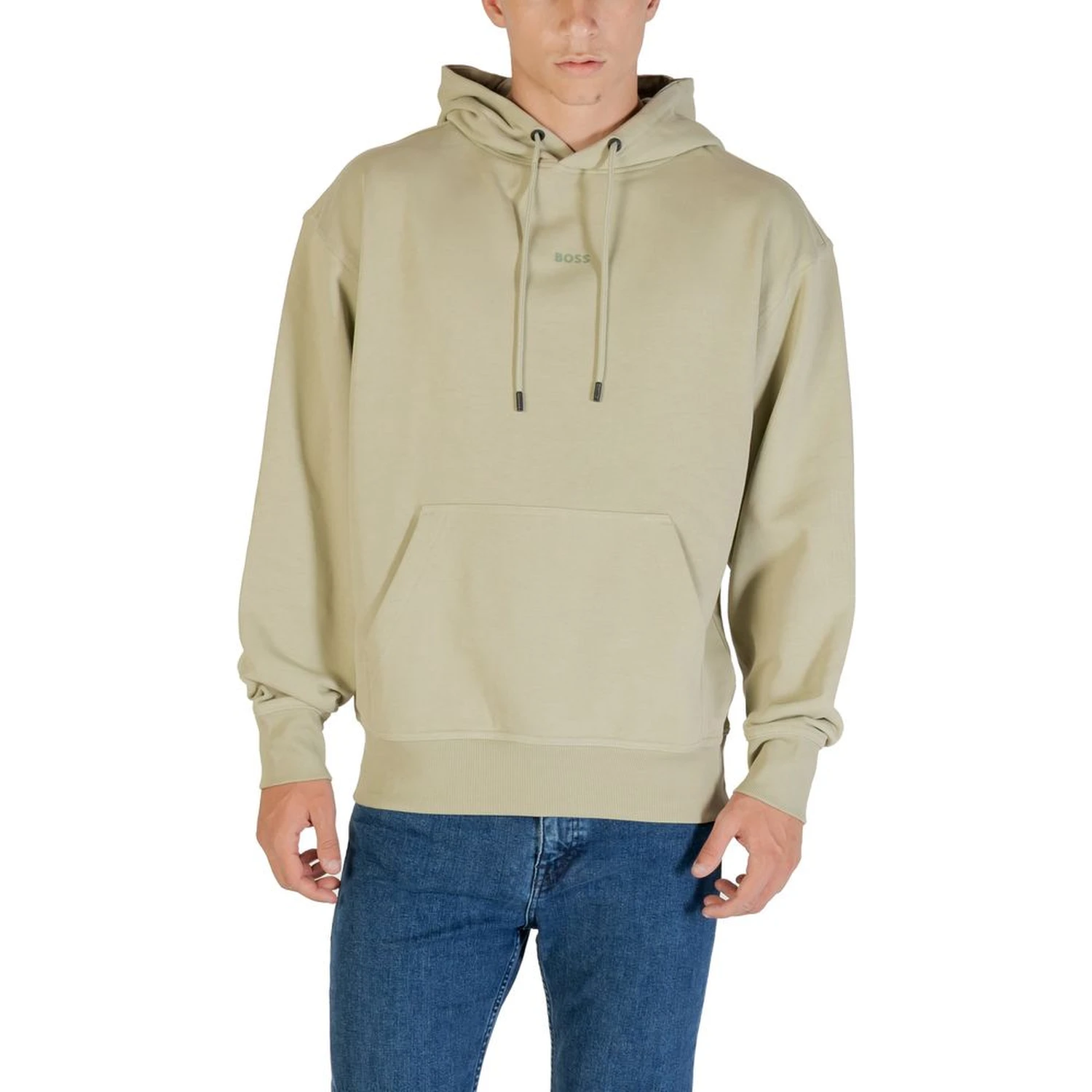 Green Cotton Hoodie