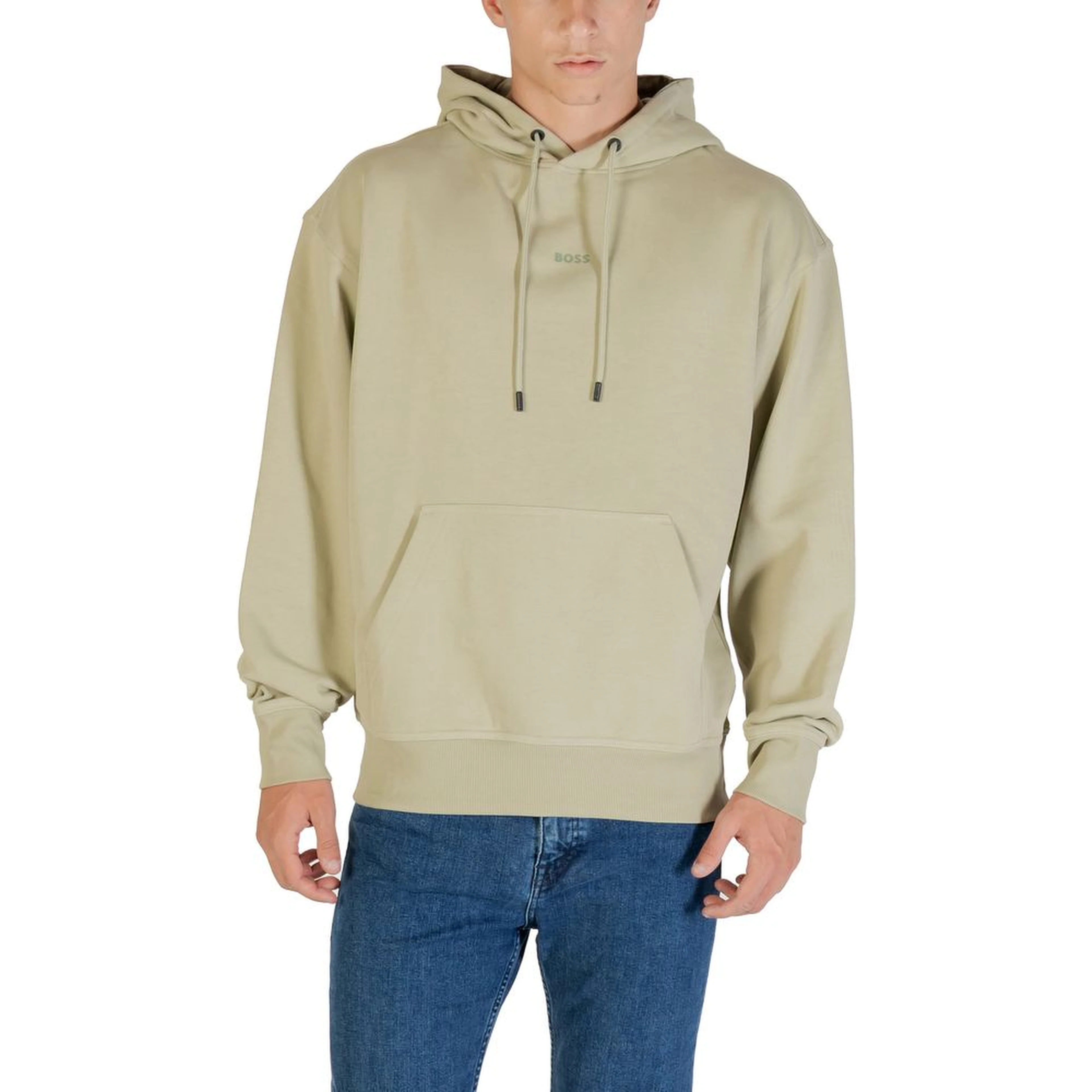 Green Cotton Hoodie