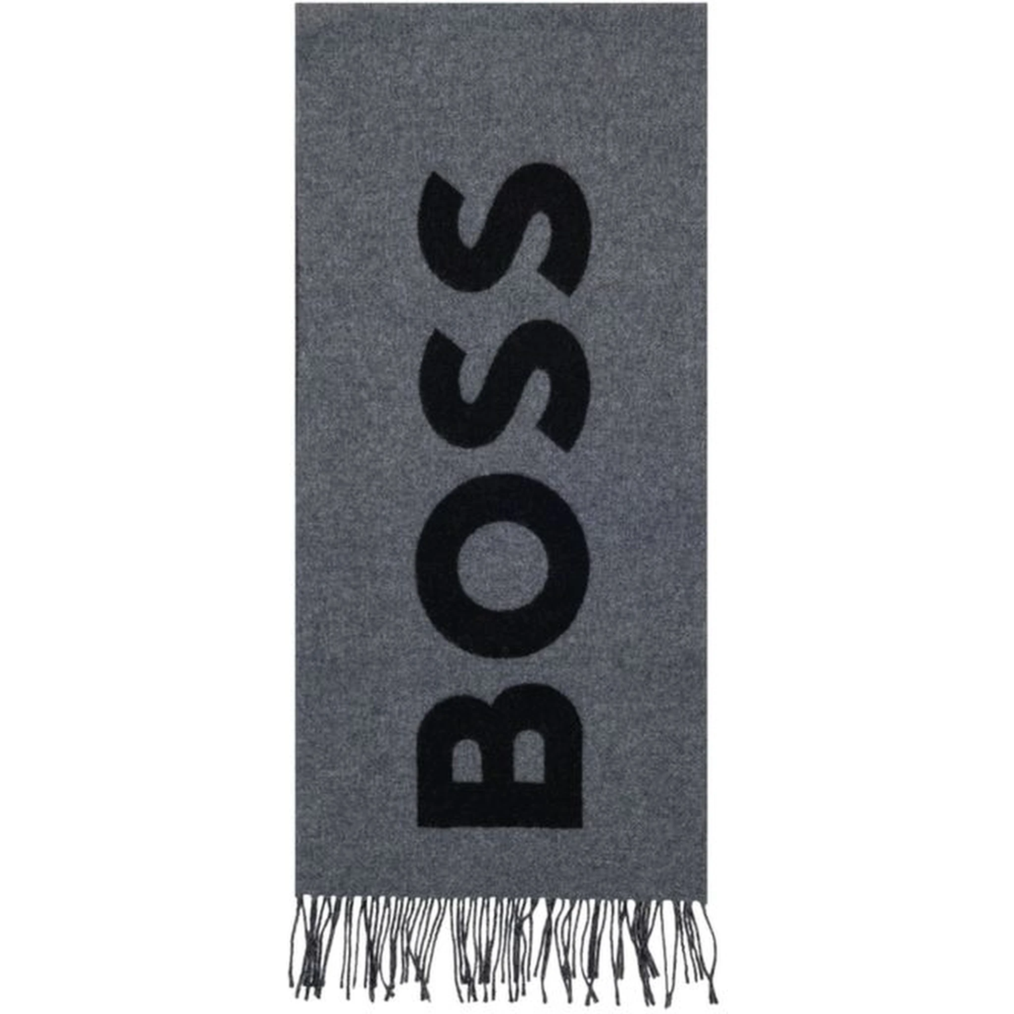 Gray Wool Scarf