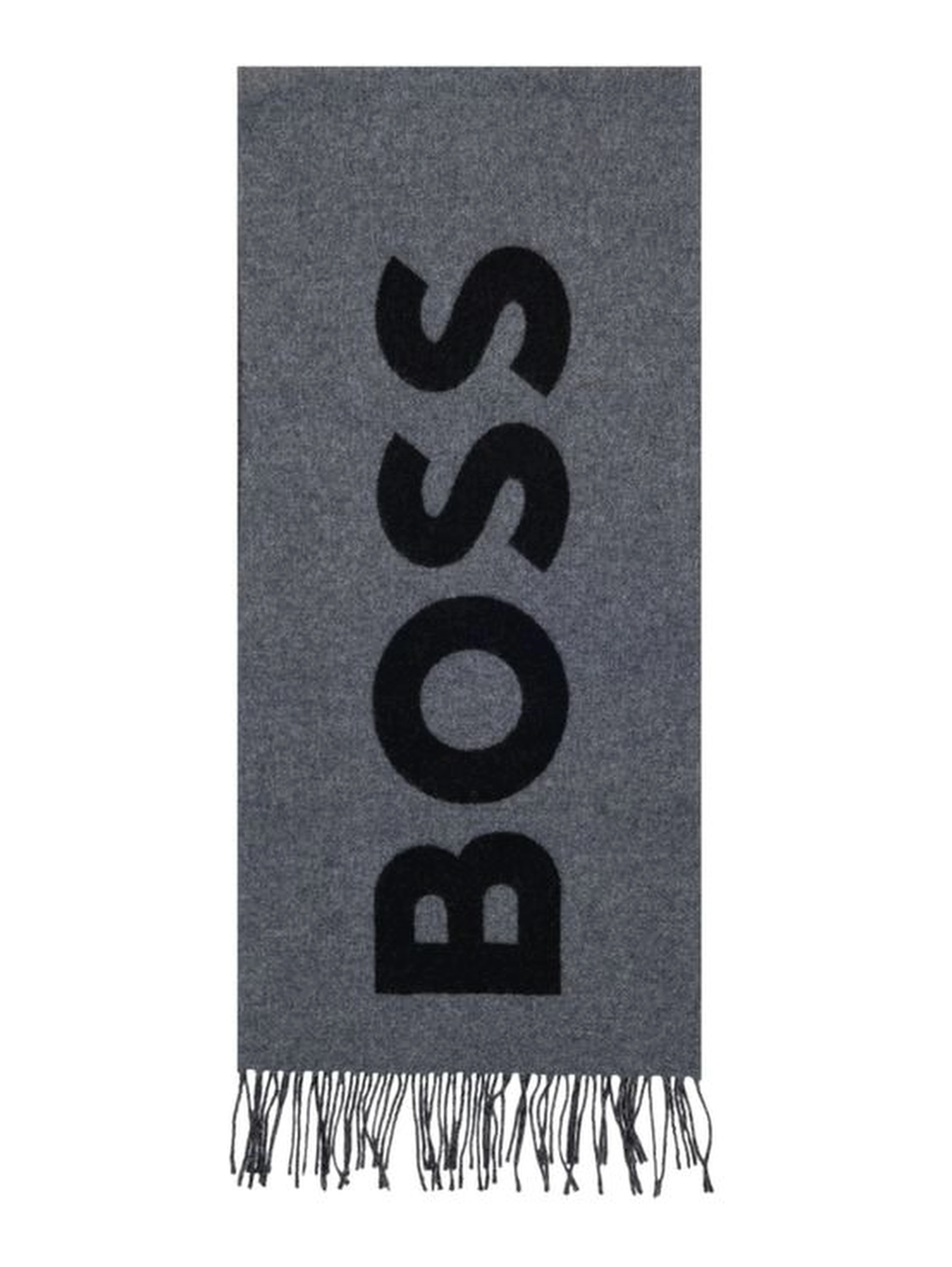 Gray Wool Scarf