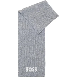 Gray Polyacrylic Scarf