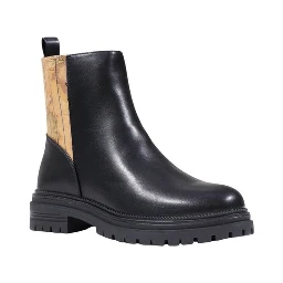 Black Polyethylene Ankle Boots