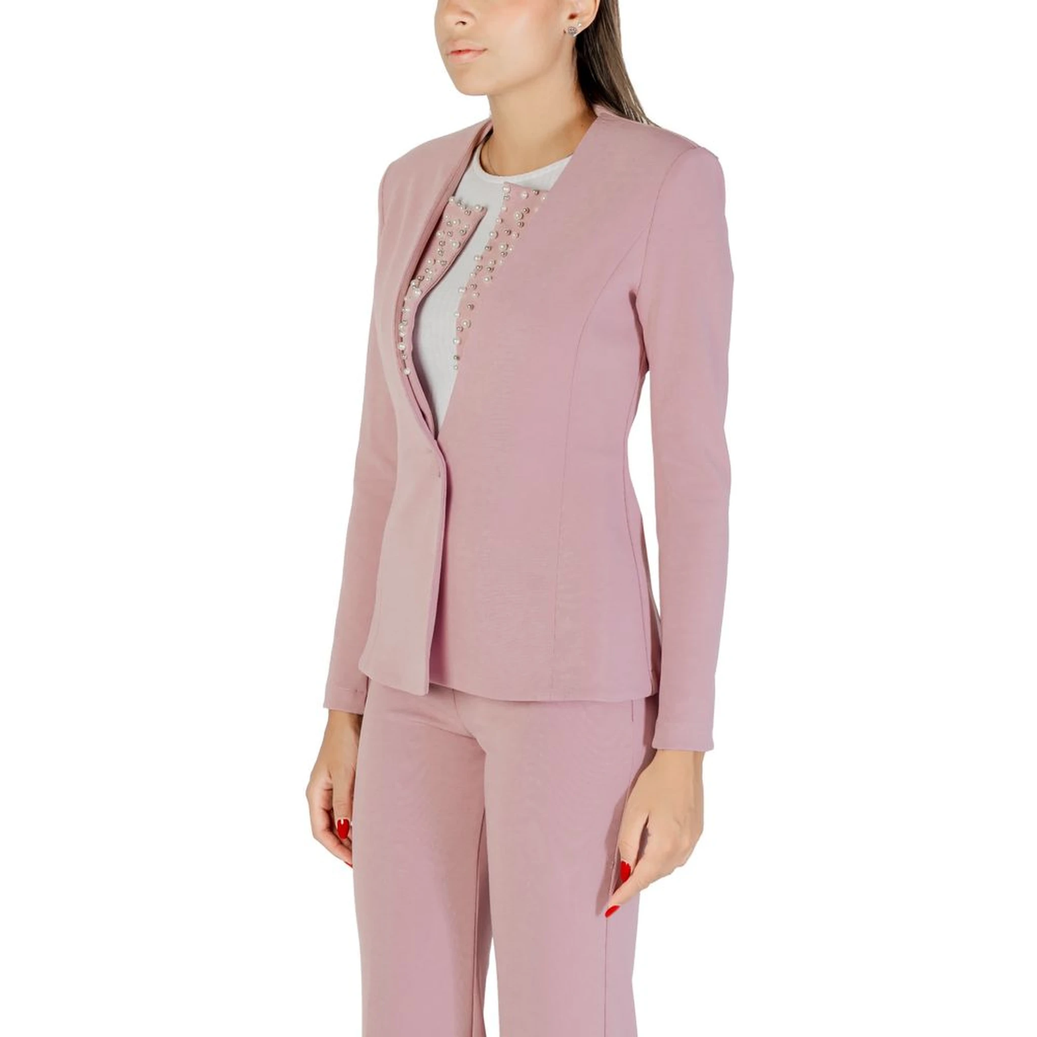 Multicolor Polyester Blazer
