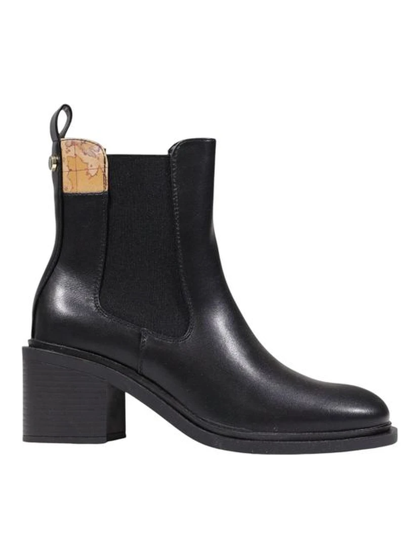 Black Polyethylene Ankle Boots
