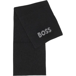 Black Polyacrylic Scarf