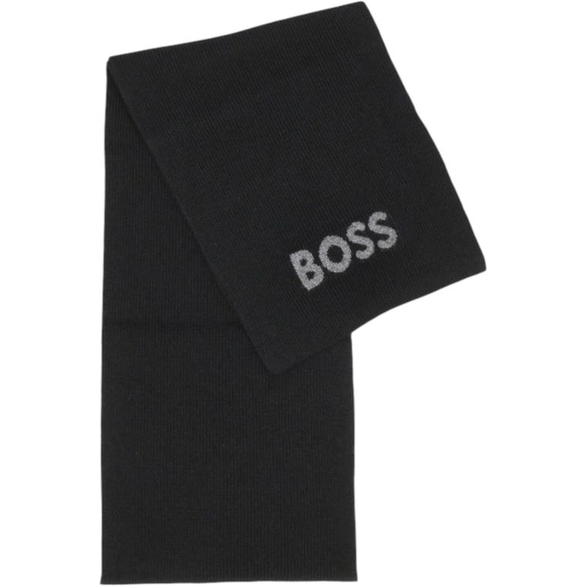 Black Polyacrylic Scarf