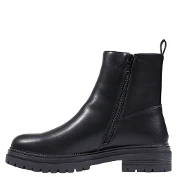 Black Polyethylene Ankle Boots