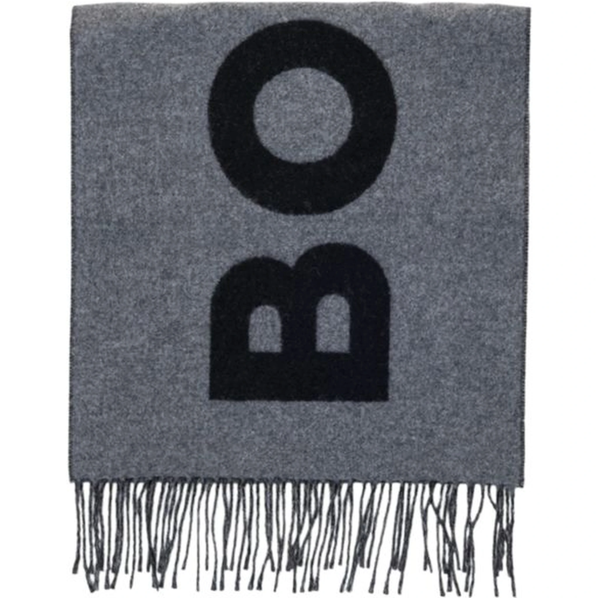 Gray Wool Scarf