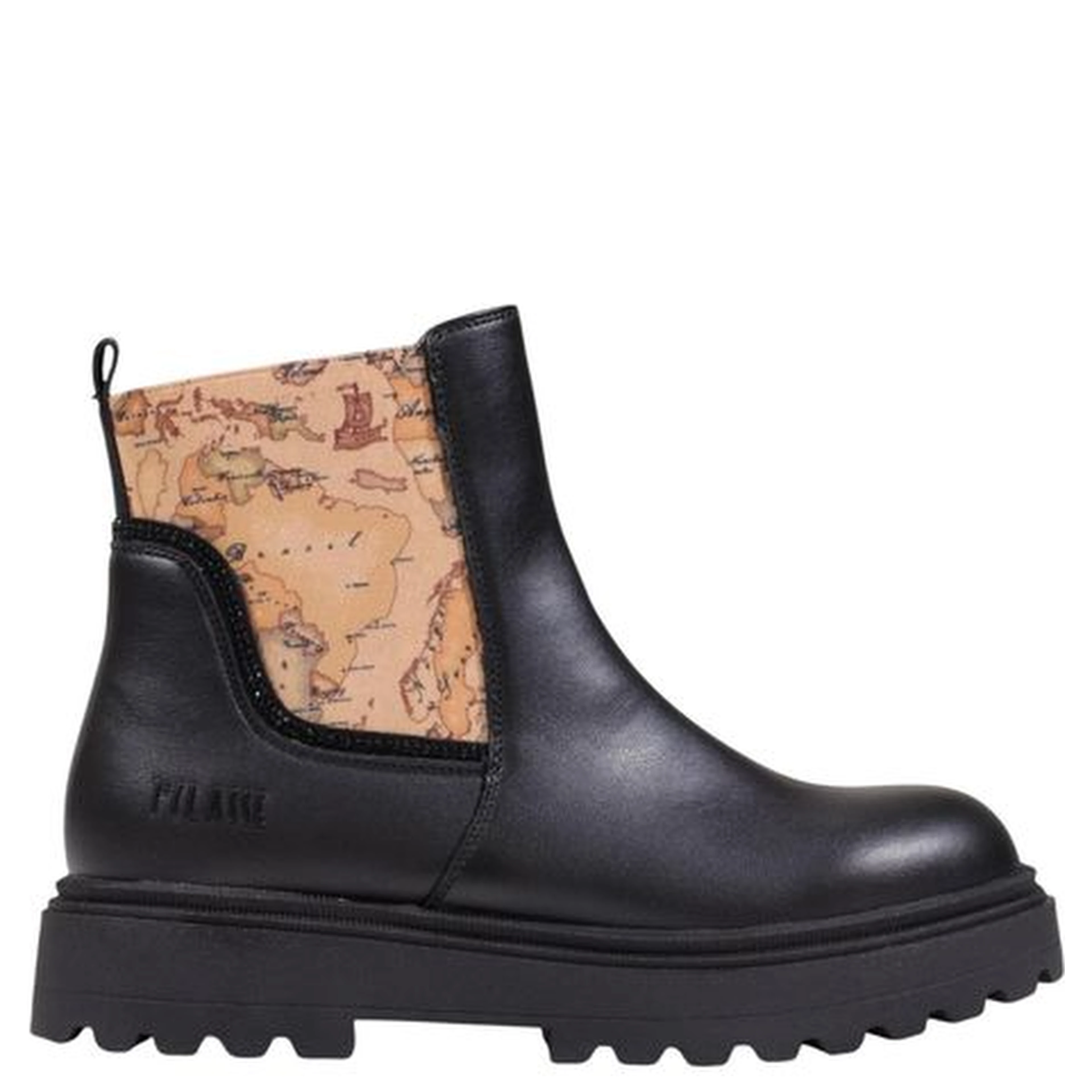 Black Polyethylene Ankle Boots