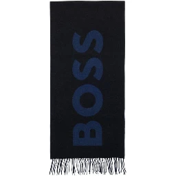 Black Wool Scarf
