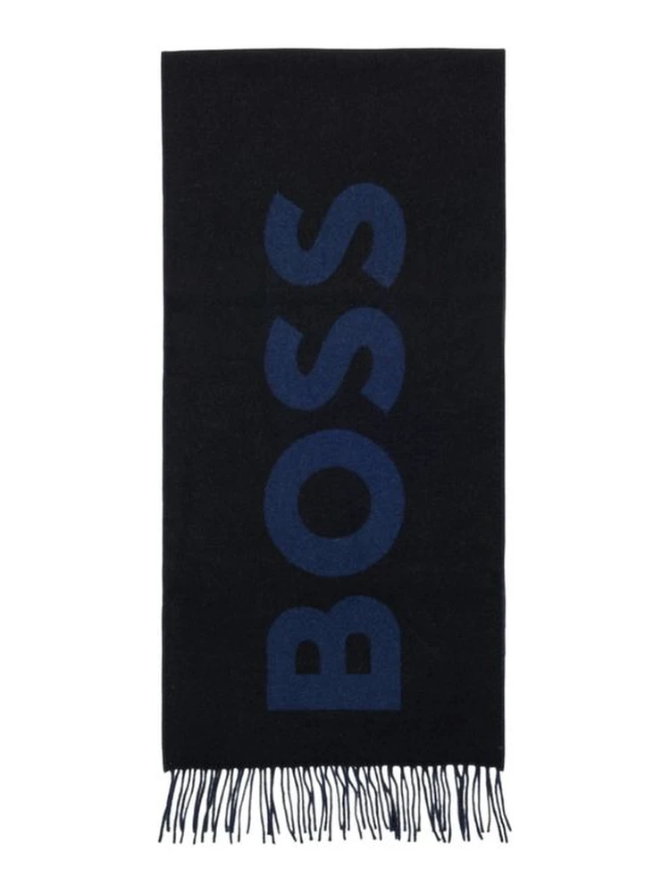 Black Wool Scarf
