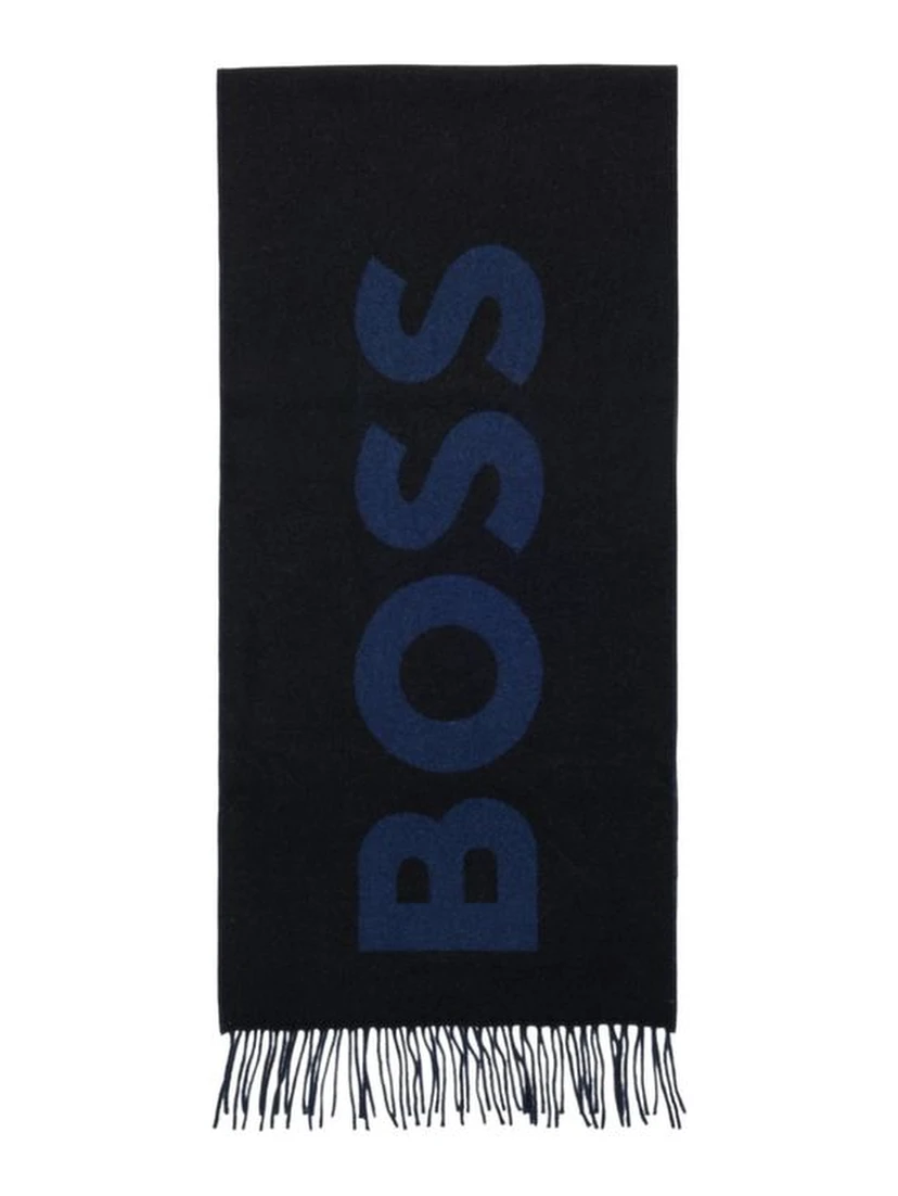 Black Wool Scarf