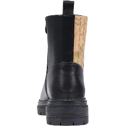 Black Polyethylene Ankle Boots