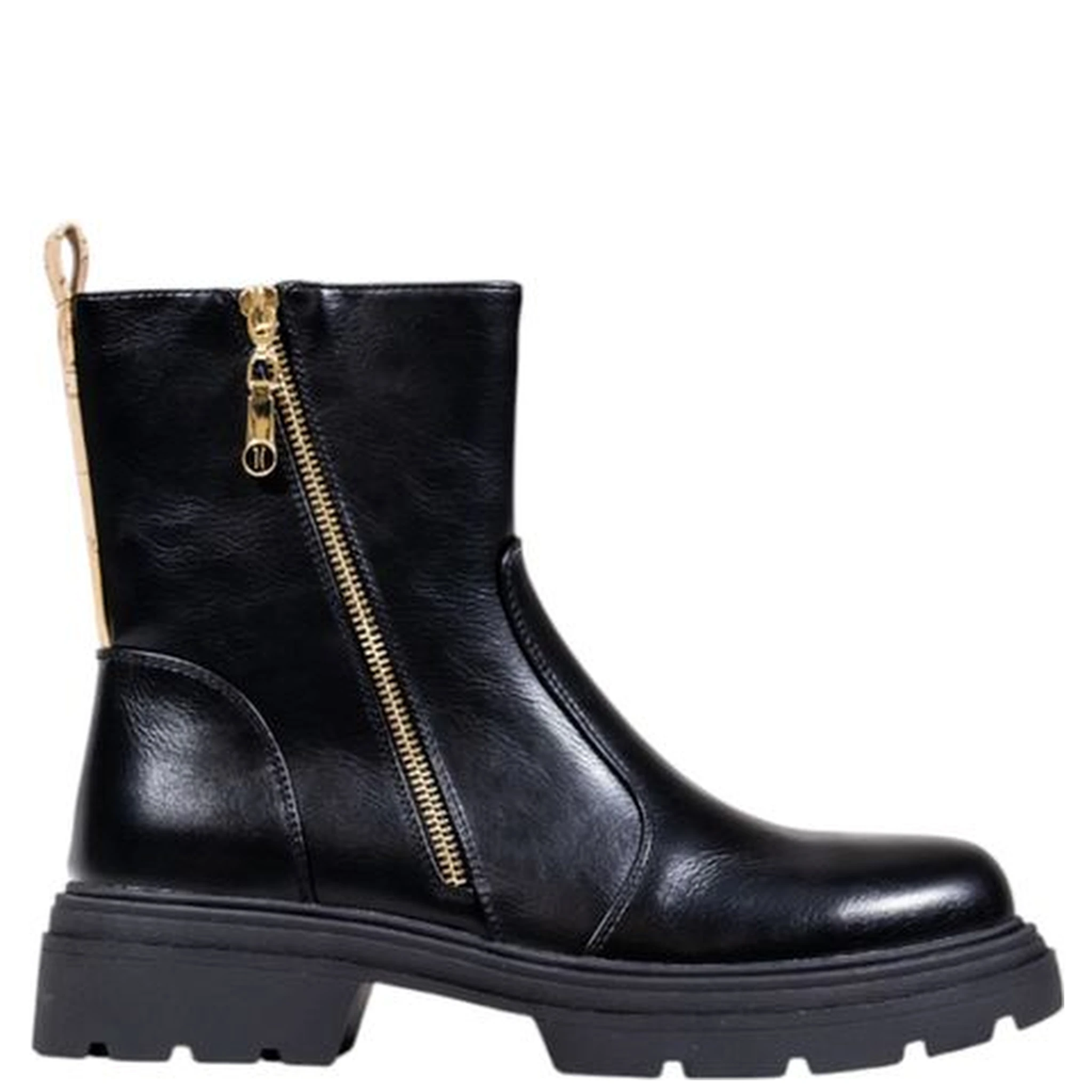 Black Polyethylene Ankle Boots