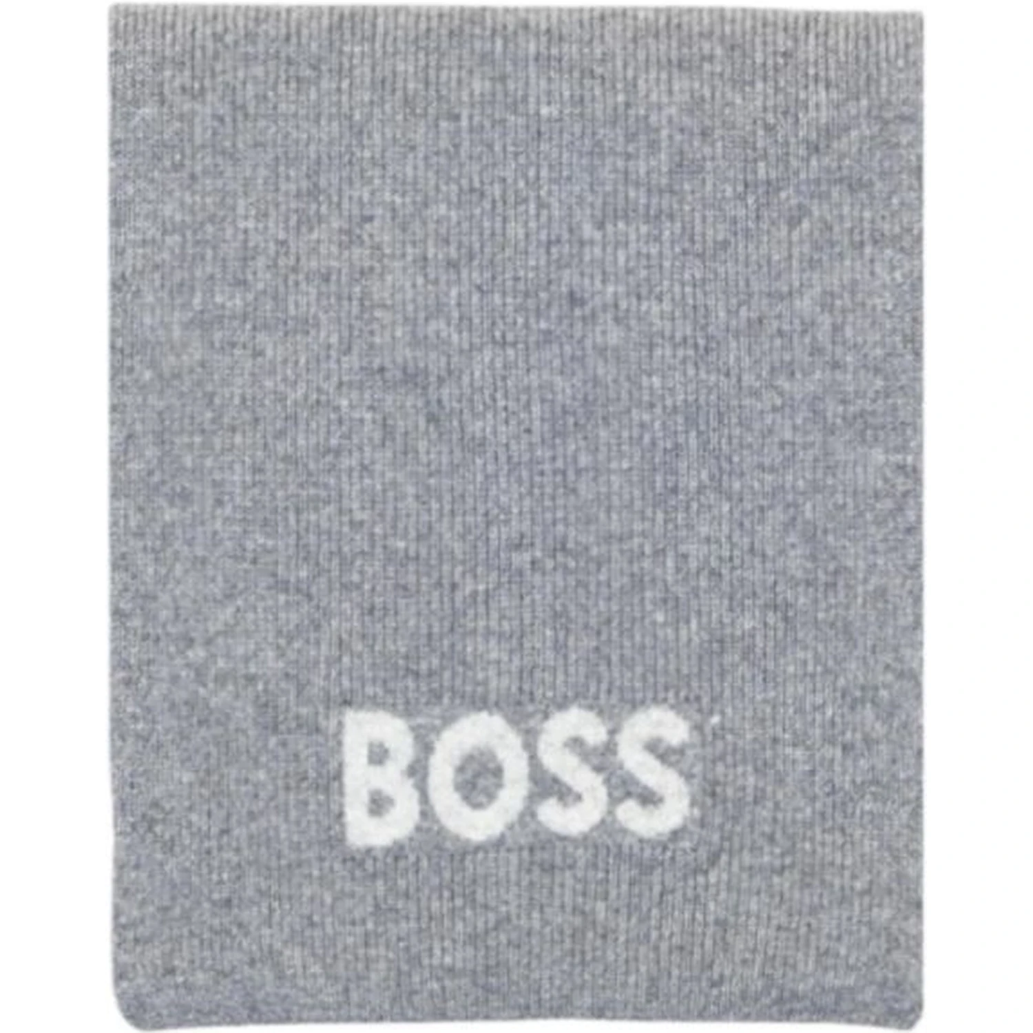 Gray Polyacrylic Scarf